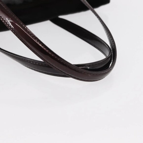 LOUIS VUITTON Monogram Vernis Wilshire MM Hand Bag Amarante M91645 Auth 154842 - Picture 8 of 16